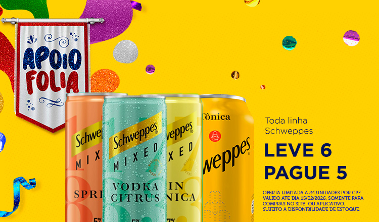 Toda linha Schweppes 15/2